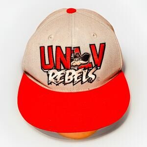 UNLV Rebels Wool Blend Snapback Hat Gray Red Top of the World NCAA